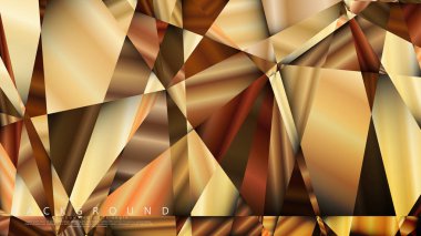 Soyut geometrik arka plan. vektör gradyan altın üçgen