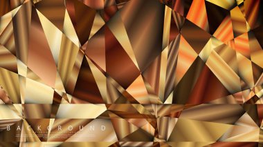 Soyut geometrik arka plan. vektör gradyan altın üçgen