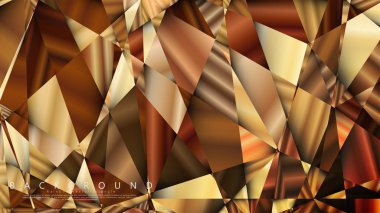 Soyut geometrik arka plan. vektör gradyan altın üçgen