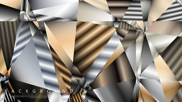 Soyut geometrik arka plan. vektör gradyan metal üçgen