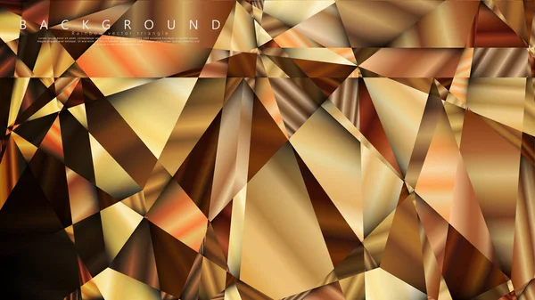 Soyut geometrik arka plan. vektör gradyan altın üçgen