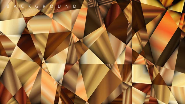 Soyut geometrik arka plan. vektör gradyan altın üçgen