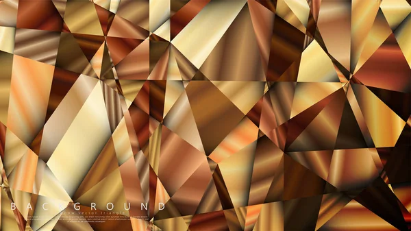 Soyut geometrik arka plan. vektör gradyan altın üçgen