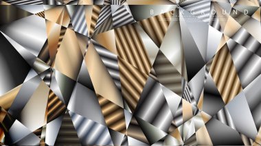 Soyut geometrik arka plan. vektör gradyan metal üçgen