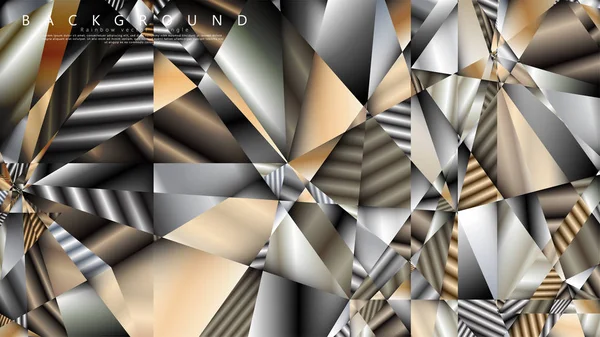 Soyut geometrik arka plan. vektör gradyan metal üçgen