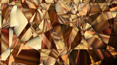 Soyut geometrik arka plan. vektör gradyan altın üçgen