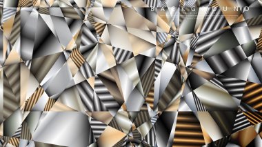 Soyut geometrik arka plan. vektör gradyan metal üçgen