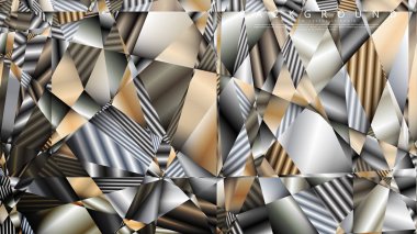 Soyut geometrik arka plan. vektör gradyan metal üçgen