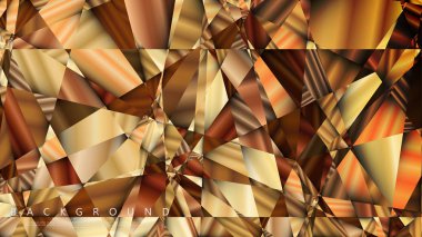 Soyut geometrik arka plan. vektör gradyan altın üçgen
