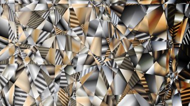Soyut geometrik arka plan. vektör gradyan metal üçgen