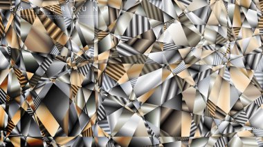 Soyut geometrik arka plan. vektör gradyan metal üçgen