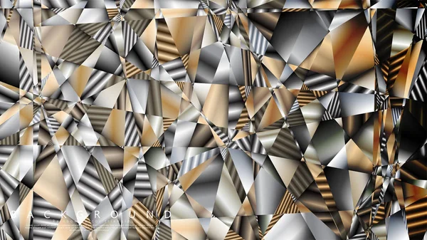 Soyut geometrik arka plan. vektör gradyan metal üçgen