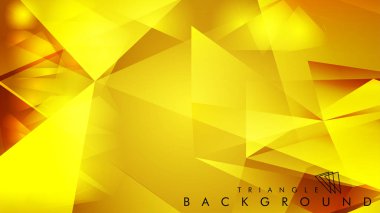 Eps 10'da tasarımda kullanım için soyut vektör üçgeni arka planı