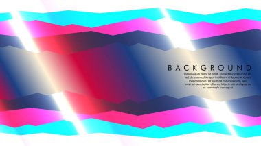 soyut geometrik arka plan renk ve şekillerin bir karışımı ile ışık kavramı