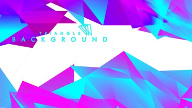 Renkli gradyan ile soyut vektör arkaplanı