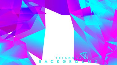 Renkli gradyan ile soyut vektör arkaplanı