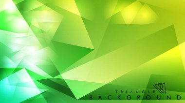 Eps 10'da tasarımda kullanım için soyut vektör üçgeni arka planı