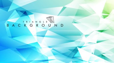 Eps 10'da tasarımda kullanım için soyut vektör üçgeni arka planı