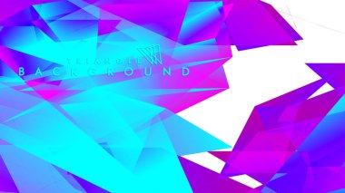 Renkli gradyan ile soyut vektör arkaplanı