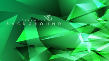 Eps 10'da tasarımda kullanım için soyut vektör üçgeni arka planı