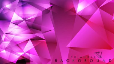 Eps 10'da tasarımda kullanım için soyut vektör üçgeni arka planı