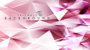 Eps 10'da tasarımda kullanım için soyut vektör üçgeni arka planı