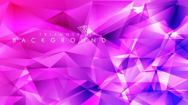 Eps 10'da tasarımda kullanım için soyut vektör üçgeni arka planı