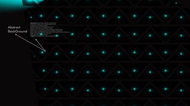 Soyut poligonal vektör arka plan. Geometrik vektör çizim. Yaratıcı tasarım şablonu