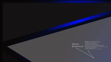 Soyut poligonal vektör arka plan. Mavi geometrik vektör çizim. Yaratıcı tasarım şablonu