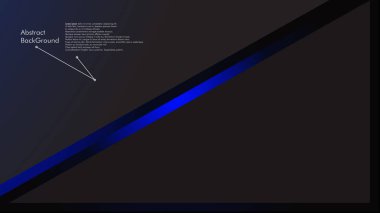 Soyut poligonal vektör arka plan. Mavi geometrik vektör çizim. Yaratıcı tasarım şablonu