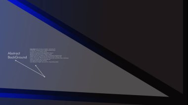 Soyut poligonal vektör arka plan. Mavi geometrik vektör çizim. Yaratıcı tasarım şablonu