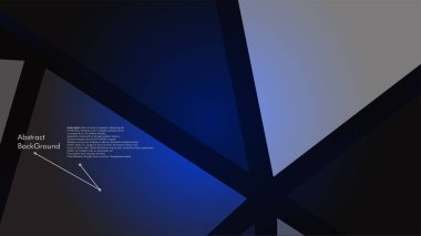 Soyut poligonal vektör arka plan. Mavi geometrik vektör çizim. Yaratıcı tasarım şablonu