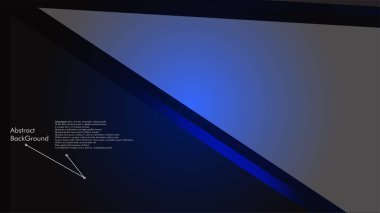 Soyut poligonal vektör arka plan. Mavi geometrik vektör çizim. Yaratıcı tasarım şablonu