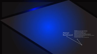 Soyut poligonal vektör arka plan. Mavi geometrik vektör çizim. Yaratıcı tasarım şablonu