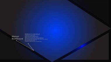 Soyut poligonal vektör arka plan. Mavi geometrik vektör çizim. Yaratıcı tasarım şablonu