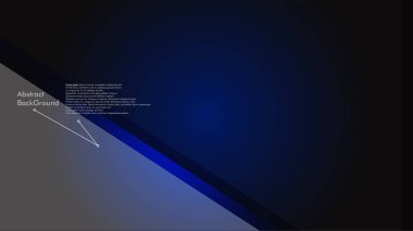 Soyut poligonal vektör arka plan. Mavi geometrik vektör çizim. Yaratıcı tasarım şablonu