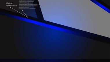 Soyut poligonal vektör arka plan. Mavi geometrik vektör çizim. Yaratıcı tasarım şablonu