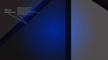 Soyut poligonal vektör arka plan. Mavi geometrik vektör çizim. Yaratıcı tasarım şablonu