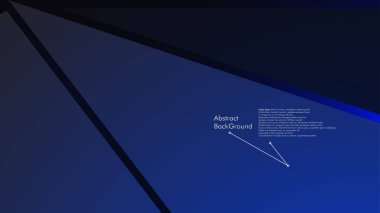 Soyut poligonal vektör arka plan. Mavi geometrik vektör çizim. Yaratıcı tasarım şablonu