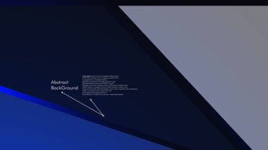 Soyut poligonal vektör arka plan. Mavi geometrik vektör çizim. Yaratıcı tasarım şablonu