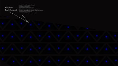 Soyut poligonal vektör arka plan. Mavi geometrik vektör çizim. Yaratıcı tasarım şablonu