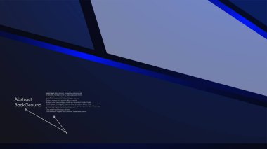 Soyut poligonal vektör arka plan. Mavi geometrik vektör çizim. Yaratıcı tasarım şablonu