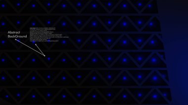Soyut poligonal vektör arka plan. Mavi geometrik vektör çizim. Yaratıcı tasarım şablonu