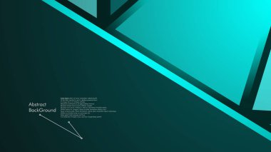 Soyut poligonal vektör arka plan. Mavi geometrik vektör çizim. Yaratıcı tasarım şablonu