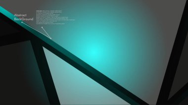 Soyut poligonal vektör arka plan. Mavi geometrik vektör çizim. Yaratıcı tasarım şablonu