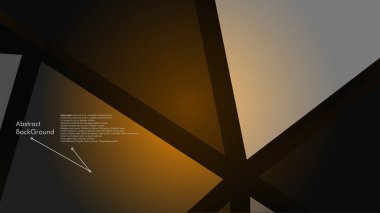 Soyut poligonal vektör arka plan. Geometrik vektör çizim. Yaratıcı tasarım şablonu