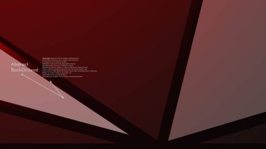 Soyut poligonal vektör arka plan. Geometrik vektör çizim. Yaratıcı tasarım şablonu