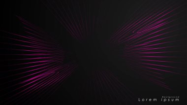 Dalgalı fütüristik pembe çizgilerin soyut arka planı.