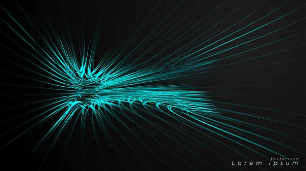 Dalgalı fütüristik mavi çizgilerin soyut arka planı