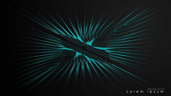 Dalgalı fütüristik mavi çizgilerin soyut arka planı